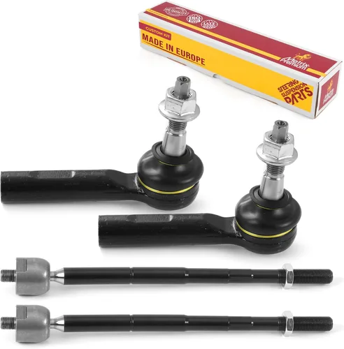 Vista 51 de Metrix Premium Chassis Parts - Kit de 4 piezas de extremos de barra de acoplamiento frontal exterior e interior compatible con Nissan Pathfinder