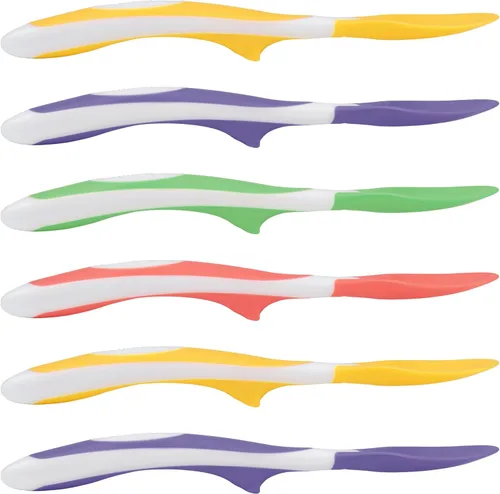 Vista 2 de Dr. Brown's Cucharas suaves para niños pequeños con mango largo para destete guiado por bebés, sin BPA (paquete de 72)
