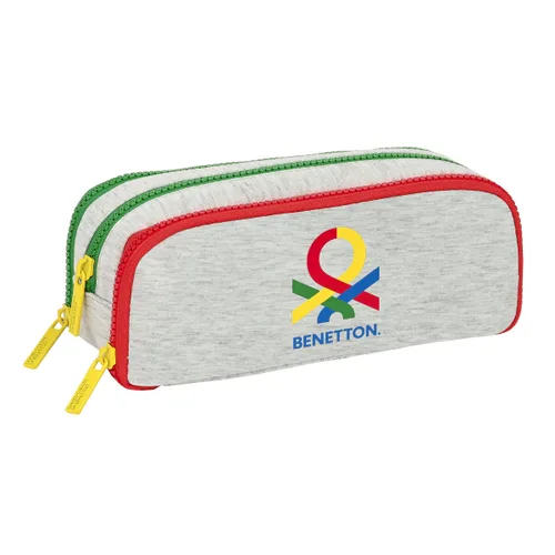 Vista 2 de Portatodo Triple Benetton Pop Gris (21 x 8 x 8 cm)