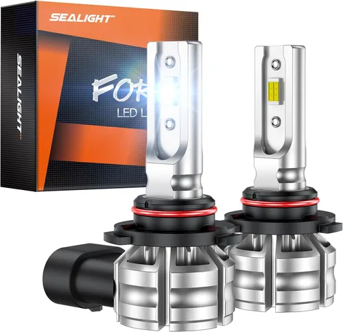 Vista 10 de SEALIGHT Bombilla antiniebla LED H11 H16, tamaño mini real 1:1, 6500 K, blanco frío, 6000 lúmenes, luces antiniebla LED H8/H16 para automóviles