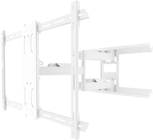 Vista 4 de Kanto PDX650 Soporte móvil, para televisores de 37 a 70 pulgadas, color negro. Blanco