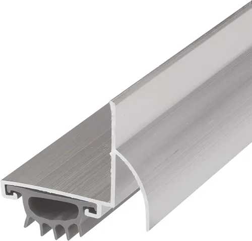 Vista 3 de M-D Building Products 06015 - Junta adhesiva para puerta en forma de L de 36 pulgadas, color plateado, aluminio