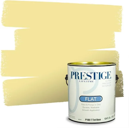 Vista 121 de PRESTIGE Pinturas de pintura exterior e imprimación en uno, 1 galón, plano, combinación comparable de Benjamin Moore* Pila de heno