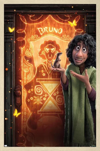 Vista 5 de Trends International Disney Encanto - Póster de pared de Bruno, 22.37 x 34.00 pulgadas, versión premium sin marco