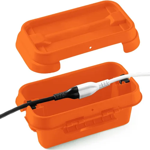Vista 10 de SockitBoX Caja Eléctrica Original para Exteriores Impermeable - Pequeña Cubierta de Cable de Extensión para Exteriores con 6 Entradas de Cable