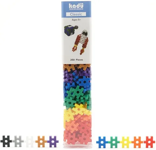 Vista 5 de KADU Classic Conjunto Clásico de 250 Piezas – Juguete de Construcción + Edificación STEM/STEAM, para Juego Abierto + Imaginativo Edades 5+