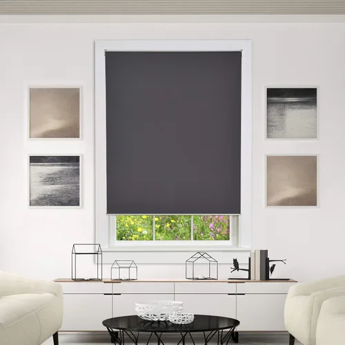 Vista 7 de ALLBRIGHT - Persianas de vinilo enrollables clásicas para dormitorio. Bloquean la luz por completo