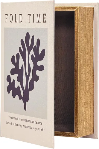 Vista 30 de PACOLO Cajas de libros decorativas, cubierta de madera sintética para almacenamiento oculto de joyas, dinero y efectivo (Avión)