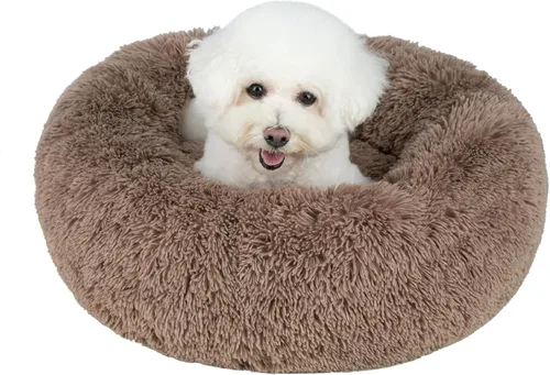 Vista 14 de Best Pet Supplies Casa para Perros Cama Colchoneta Carpa Interior Redonda Suave de Felpa para Razas Pequeñas, Medianas y Grandes - Lavanda, 20 x 20