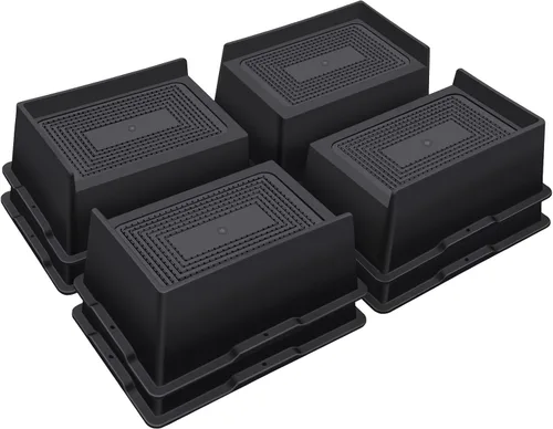 Vista 18 de ANNKUT Elevadores de cama de 2 pulgadas, resistentes, elevadores de sofá de gran tamaño, elevadores de muebles extra anchos para sofá, mesa