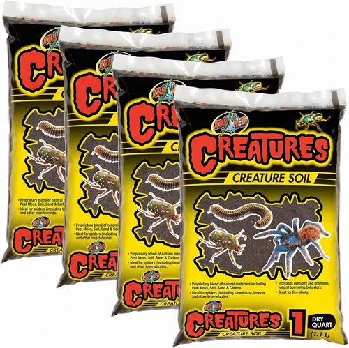 Vista 2 de Zoo Med Creatures Creature Soil Bag 1 Cuarto de galón