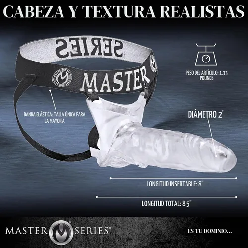 Vista 4 de Master Series Grand Mamba Jock Style - Funda para polla, XL (AE586)