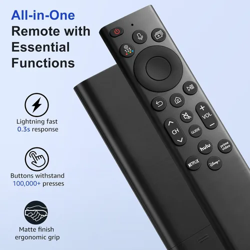 Vista 5 de Paquete de 2: reemplazo remoto por voz para control remoto Samsung-TV, compatible con todos los televisores inteligentes Samsung Frame Neo QLED UHD