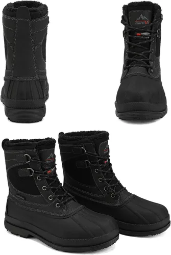 Vista 6 de NORTIV 8 Botas de nieve impermeables para hombre