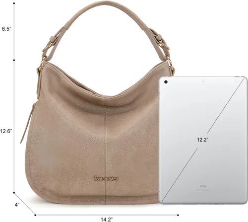 Vista 6 de Montana West Bolsos Hobo para mujer Bolsos de hombro y bolsos