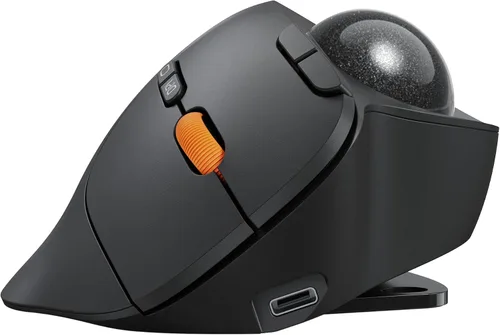 Vista 10 de ProtoArc EM02 Ratón inalámbrico Trackball, ángulo ajustable de 0/15°, azul