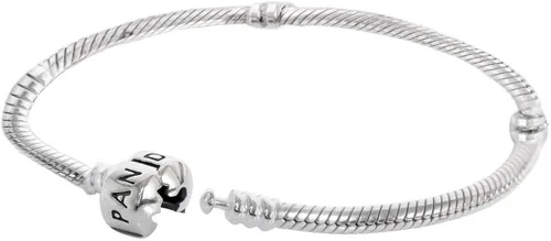 Vista 6 de PANDORA Pulsera estándar de plata de ley 925 para mujer 590702HV 17 Plata esterlina