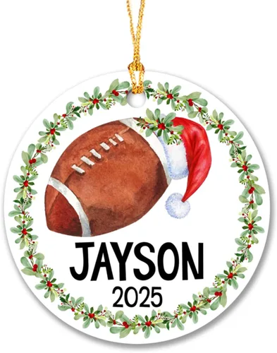 Vista 13 de Adorno de Navidad de béisbol para niños, adorno de Navidad personalizado, adorno de jugador de béisbol, adornos para árbol de Navidad 2024, regalo