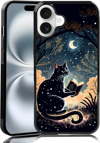 Vista 97 de Elegante funda de teléfono con diseño de gato Marie compatible con iPhone 11, funda de encaje dorado para iPhone, a prueba de golpes, rosa fucsia