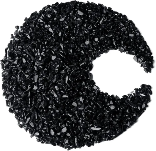 Vista 11 de ZHIYUXI Relleno de florero de fluorita de cristal, 0.22 libras, chips curativos pulidos para decoración, grava para pecera, plantas suculentas
