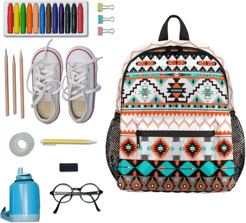 Vista 6 de Mochila para niños pequeños con correa para el pecho para niños y niñas, jardín de infantes, mochila escolar para guardería, bolsa de viaje