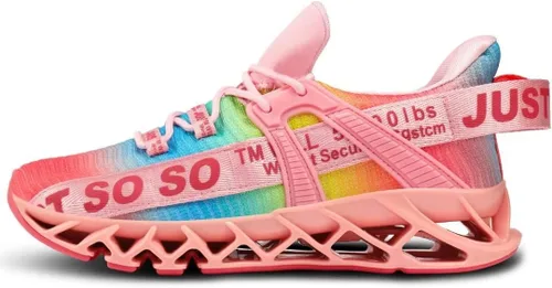 Vista 3 de Umyogo Zapatos deportivos, antideslizantes, para caminar, para mujer