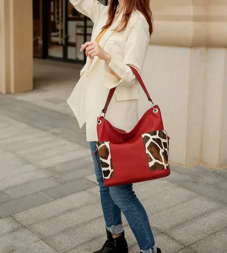 Vista 2 de MKF Hobo - Bolso para mujer, piel sintética, con asa superior