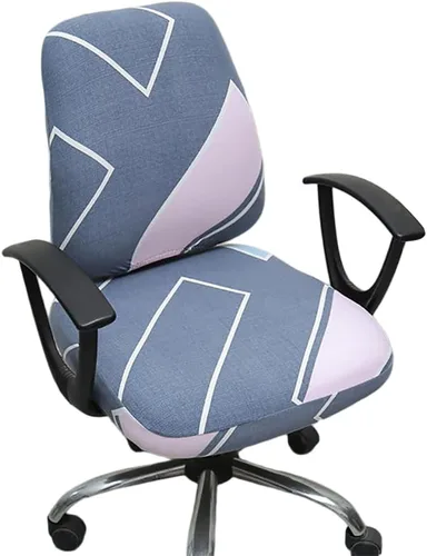 Vista 29 de Melaluxe Funda para silla de oficina de computadora, funda universal protectora y elástica para silla giratoria elástica