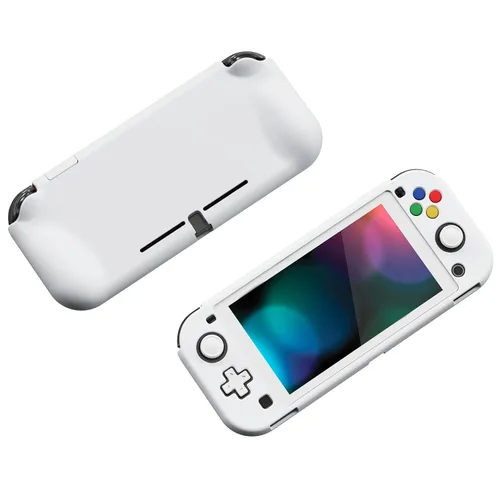 Vista 112 de PlayVital ZealProtect Protective Case for Nintendo Switch Lite, Ergomomic Grip Hard Cover - Durable Shock-absorbent Shock-Absorption Anti-Scratch
