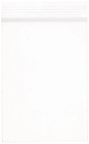 Vista 49 de Aviditi Poly Bolsa con cierre hermético blanco, 10" x 12", Azul, 1000