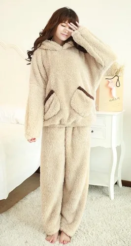 Vista 2 de Elonglin - Pijama unisex con capucha