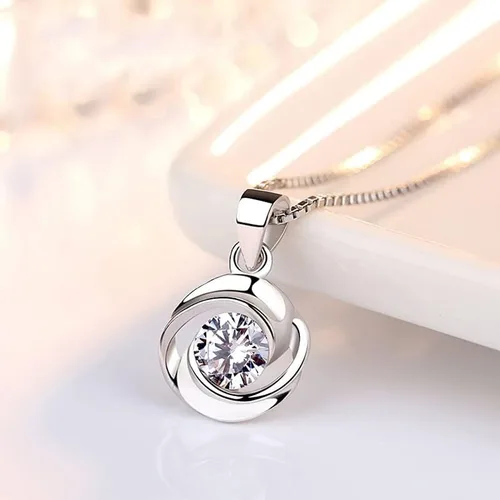Vista 5 de Collar para nietas, regalos de abuelas o abuelos, para mi nieta, joyería para una graduación o cumpleaños, con una tarjeta y una caja de regalo
