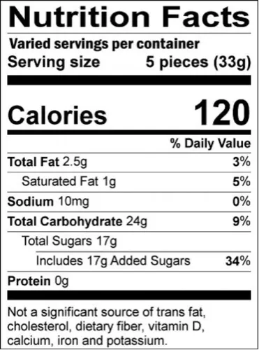 Vista 7 de Tootsie Fruit Chews - Caramelos masticables de 5 sabores envueltos individualmente a granel multicolor (2 libras)