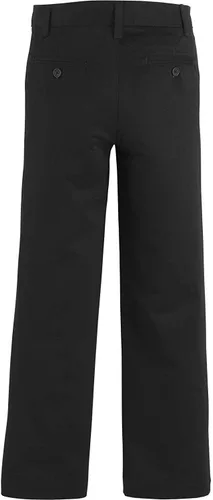 Vista 2 de Tommy Hilfiger Pantalones de vestir de mezcla de sarga con parte delantera plana para niño