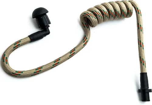 Vista 10 de Tubeez Walkie Talkie Auricular con tapones negros para los oídos – Tubo roscado de bloqueo de humedad que se adapta a cualquier auricular de radio