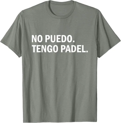 Vista 36 de Camiseta de jugador divertido No Puedo Tengo Padel Hobby