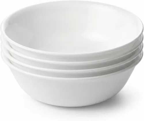Vista 10 de Corelle Vitrelle - Juego de 6 platos para ensalada y aperitivos, vidrio de triple capa y resistente a las astillas, platos redondos ligeros de 6 3/4