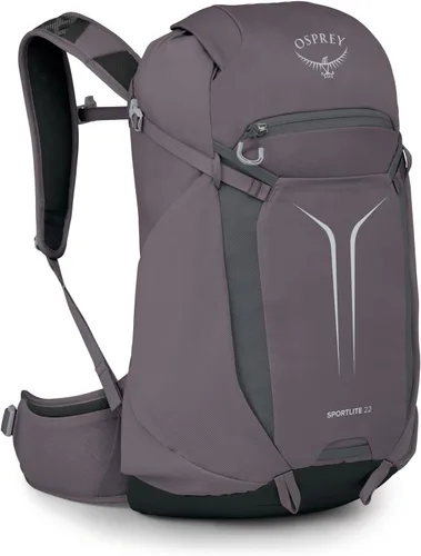Vista 18 de Osprey Sportlite - Mochila ligera de senderismo (15 litros), color morado Púrpura grafito