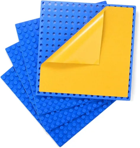 Vista 11 de MIMAX Placas base autoadhesivas compatibles con DUPLO, placa base para despegar y pegar para mesa de juego o pared de bricolaje, paquete de 4