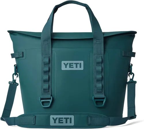 Vista 28 de YETI Enfriadores suaves portátiles Hopper Serie M con acceso MagShield verde azulado (Agave Teal)