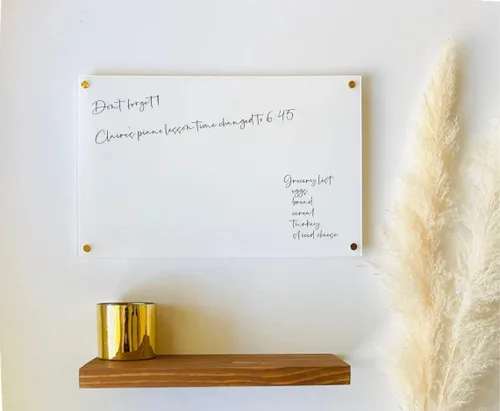 Vista 2 de White Acrylic Dry Erase Board, (16 x 20 Inches)
