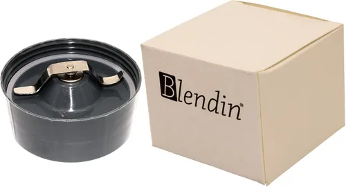 Vista 4 de Blendin Pieza de repuesto de cuchilla plana y seca, compatible con licuadoras Nutribullet 600W, 900W, NB-101B, 900 Pro Series