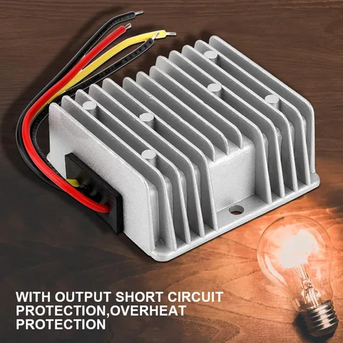 Vista 5 de Transformador de 12V a 19V 12V a 19V DC Step Up Module 12V a 19V 5A 95W Convertidor de impulso de fuente de alimentación para automóvil
