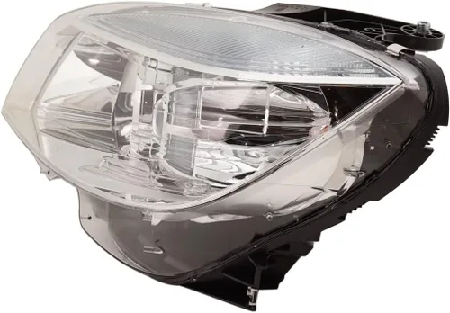Vista 6 de Para Mercedes-Benz C63 AMG/C300/C350 2008 2009 2010 2011 lado del conductor del faro delantero Carcasa cromada Reemplazo para MB2502163