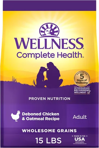 Vista 18 de Wellness Complete Health - Alimento seco natural para perros, pescado blanco y batata, bolsa de 6.8 kg.
