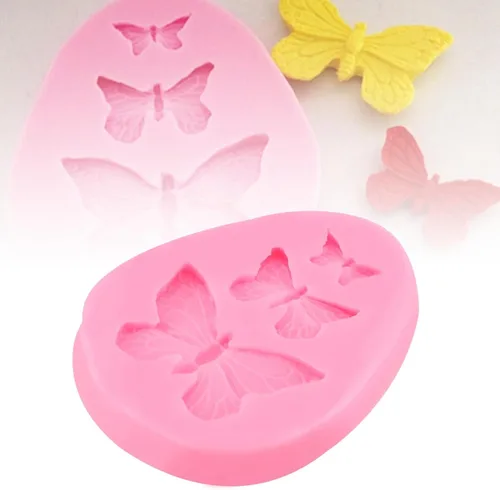 Vista 8 de Moldes de silicona con forma de mariposa para tartas de chocolate, herramienta de decoración para chocolate, dulces, gelatina, cubitos de hielo