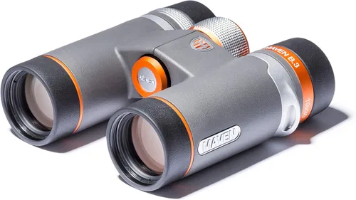 Vista 3 de Maven B3 - Binoculares compactos ED de 1.181 in (8 x 30, gris/naranja)