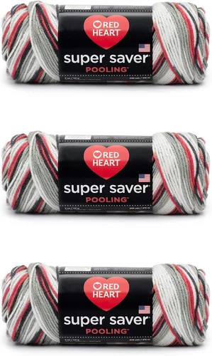 Vista 81 de Red Heart Hilo Super Saver, paquete de 3, camuflaje, 3