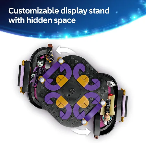 Vista 4 de LEGO Disney Villanos Vestidos de Maléfica y Cruella de Vil Juguetes para Niños - Juguete de Construcción de Moda para Niñas y Niños, a Partir de 9