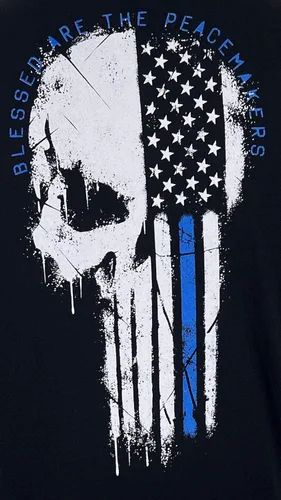 Vista 5 de Howitzer Style Camiseta para hombre Blessed Peacemakers Military Grunt MFG